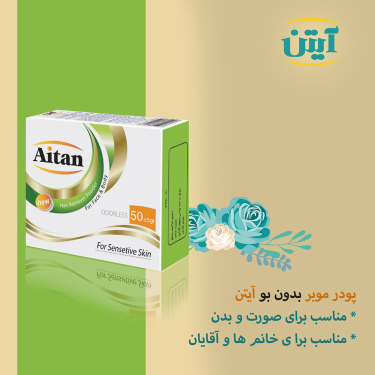 پودر موبر آیتن مدل Odorless 21 وزن 50 گرم مجموعه 21 عددی