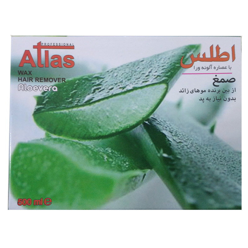 وکس موبر اطلس مدل آلوئه ورا حجم 500 میلی لیتر