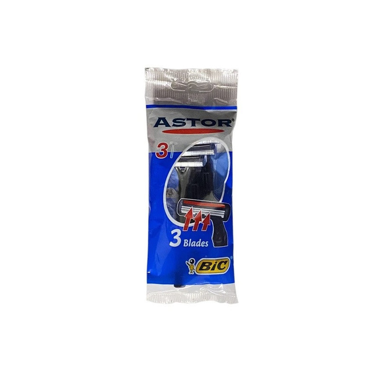 خود تراش بیک مدل astor 3 بسته 3 عددی