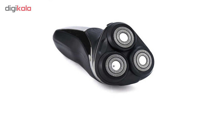 ماشین اصلاح موی صورت وی جی آر مدل V-306 با تیغه استیل ضد زنگ، اصلاح چرخشی، قابلیت استفاده خشک و مرطوب، باتری قابل شارژ با 90 دقیقه زمان استفاده