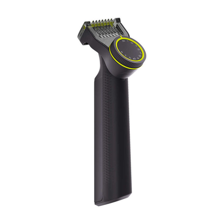 ماشین اصلاح موی صورت فیلیپس مدل QP6530/23 با تیغه استیل ضدزنگ، خط زن و صفرزن، ضدآب، استفاده خشک و مرطوب، شانه اصلاح مدرج 12 درجه (0.5 تا 9 میلیمتر)، شارژ 1 ساعته برای 90 دقیقه استفاده و طراحی ارگونومیک
