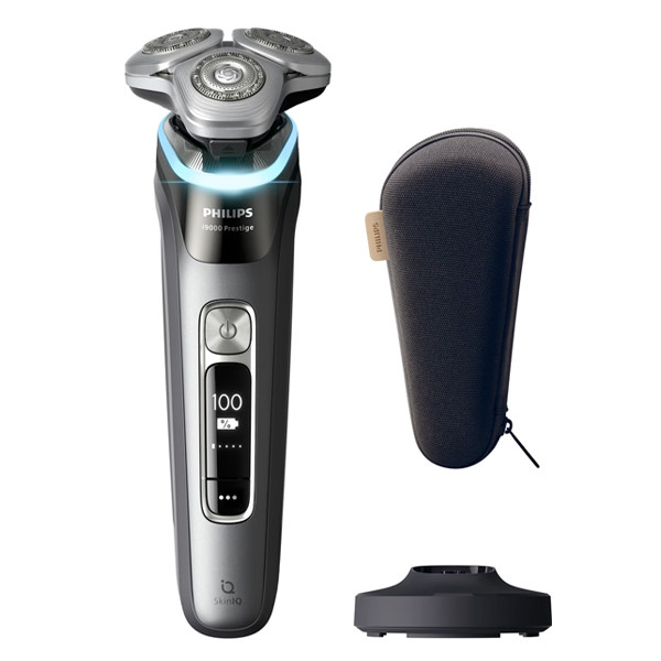 ماشین اصلاح موی صورت شارژی فیلیپس مدل XP9202/10 با تیغه تیتانیوم پیشرفته، ضد آب، استفاده خشک و مرطوب، شارژ سریع، نمایشگر میزان شارژ، قابلیت اصلاح با شماره صفر، باتری لیتیوم یون