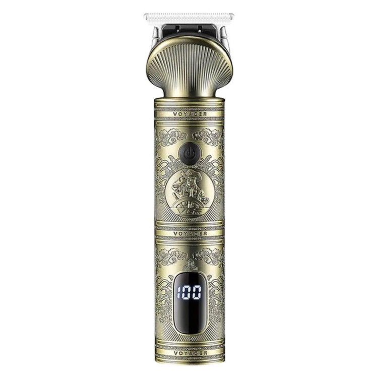 ست ماشین اصلاح موی صورت و بدن وی جی ار مدل V-106 با تیغه استیل پیشرفته، قابلیت اصلاح خشک و مرطوب، باتری 1200 میلیآمپر ساعت، شارژ سریع، نمایش وضعیت باتری، طراحی ارگونومیک، همراه با 9 عدد شانه و کیف نگهداری