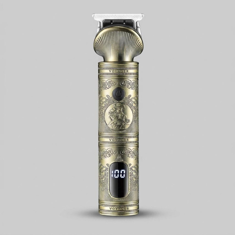 ست ماشین اصلاح موی صورت و بدن وی جی ار مدل V-106 با تیغه استیل پیشرفته، قابلیت اصلاح خشک و مرطوب، باتری 1200 میلی‌آمپر ساعت، شارژ سریع، نمایش وضعیت باتری، طراحی ارگونومیک، همراه با 9 عدد شانه و کیف نگهداری