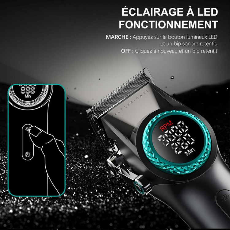 ست ماشین اصلاح موی سر و صورت شارژی وی جی آر مدل suoer power 3*1 مجموعه 3 عددی
