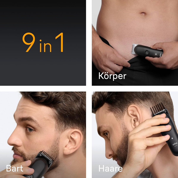 ست ماشین اصلاح موی صورت و بدن شارژی براون مدل AIO5540