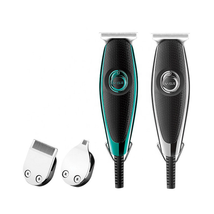 ماشین اصلاح موی سر و صورت وی جی ار مدل V - 099 با تیغه استیل ضد زنگ، قابلیت تنظیم سرعت، موتور قدرتمند، 3 سری مختلف، 5 عدد شانه تنظیم ارتفاع، همراه با برس تمیزکننده، روغن و شانه، منبع انرژی برق