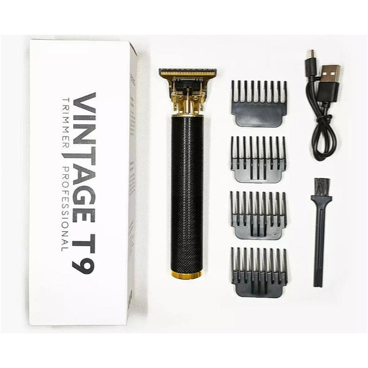 ماشین اصلاح موی صورت و بدن مدل Vintage T9 Metalbody