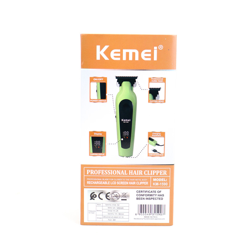 ماشین اصلاح موی سر و صورت شارژی کیمی مدل KM-1590