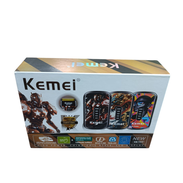 ماشین اصلاح موی صورت شارژی کیمی مدل km-t417