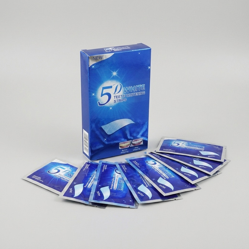 چسب سفید کننده دندان دی وایت مدل 5D بسته 14 عددی