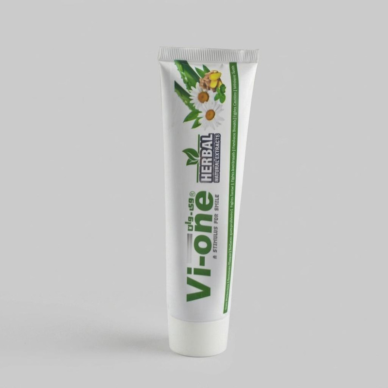 خمیر دندان وی وان گیاهی مدل Natural Herbal حجم 130 میلی لیتر