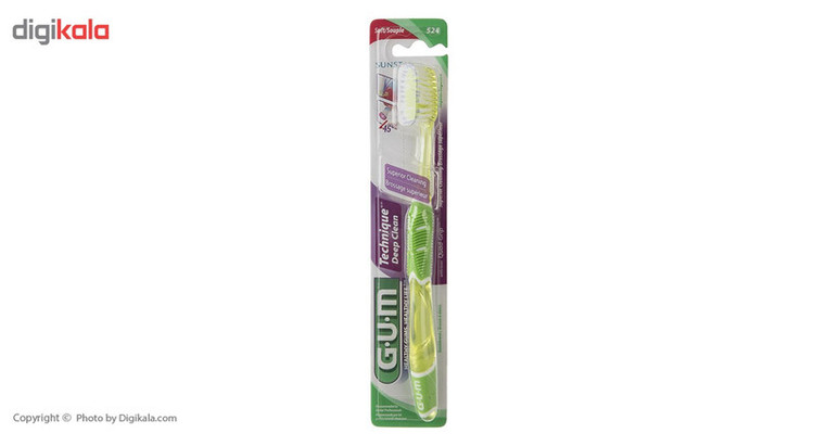 مسواک جی یو ام مدل Technique Deep Clean با سر بزرگ