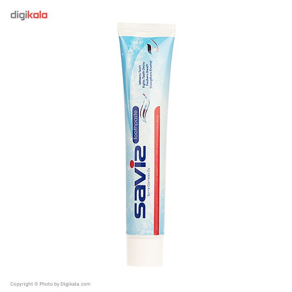 خمیر دندان ساویز مدل Fluoride وزن 80 گرم
