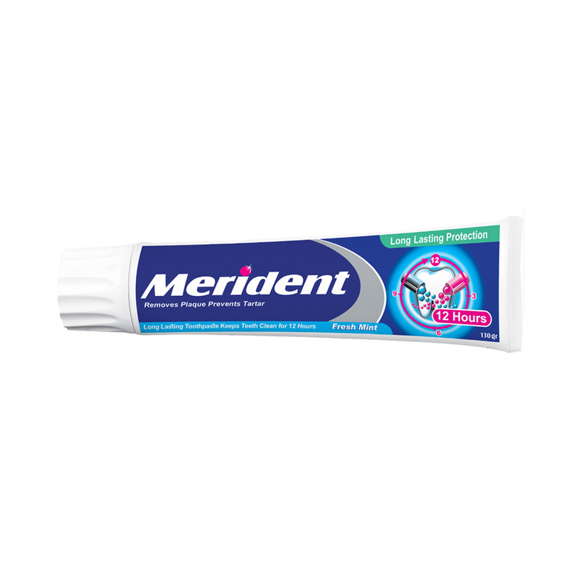 خمیر دندان ژله ای کاهش دهنده جرم مریدنت مدل Toothgel PRO-Vitamin با طعم دارچین مناسب برای همه دندانها وزن 130 گرم به همراه خمیر دندان مریدنت مدل 12 Hours وزن 130 گرم