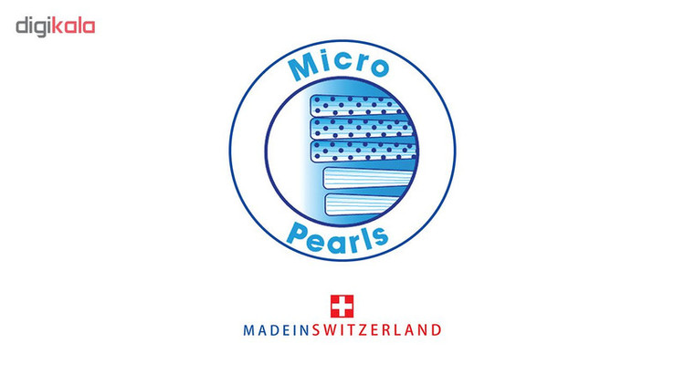مسواک تریزا مدل Pearl White با برس متوسط بسته 2 عددی