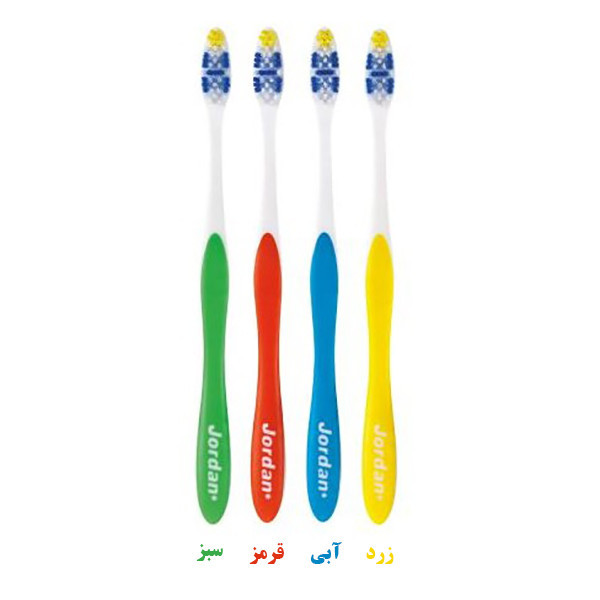 مسواک جردن مدل توتال کلین با برس نرم
