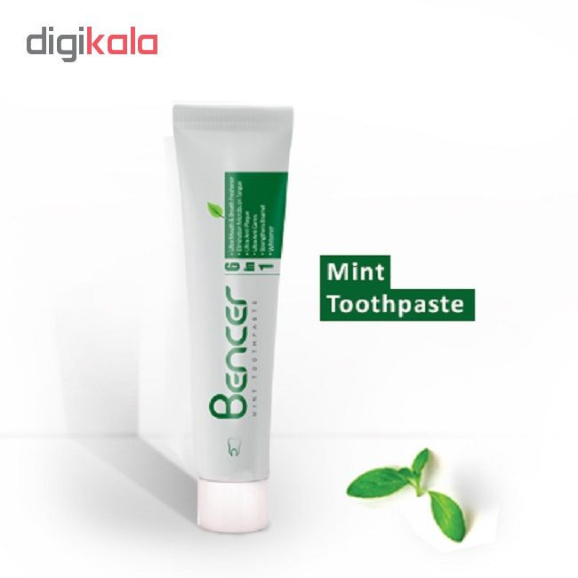 خمیر دندان بنسر مدل Mint حجم 80 میلی لیتر بسته 6 عددی