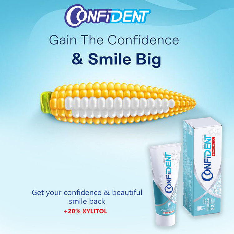 خمیر دندان کانفیدنت مدل Whitening-Max حجم 100 گرم