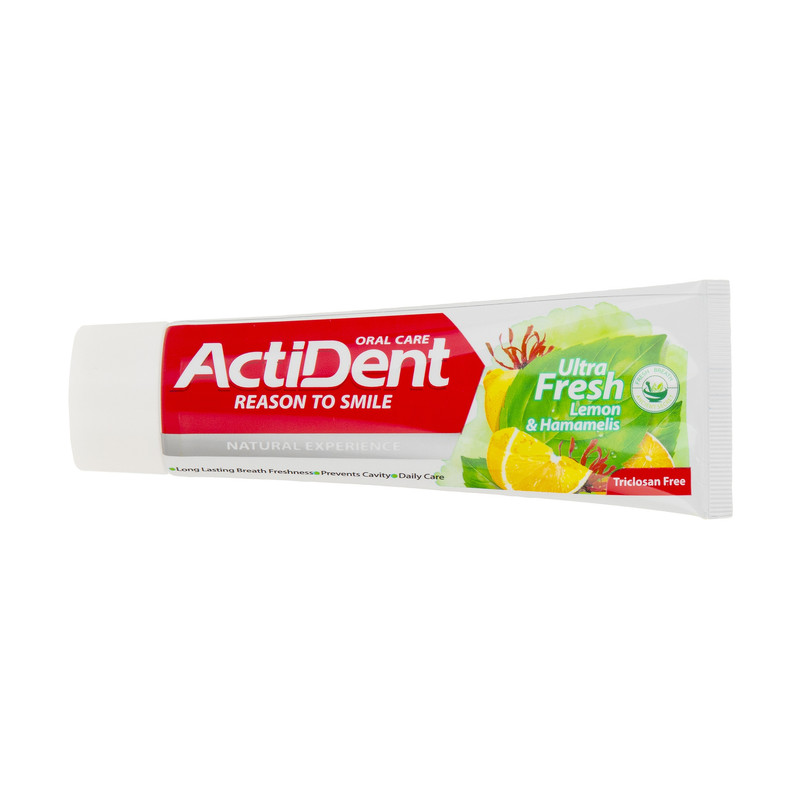 خمیر دندان ضد باکتری اکتیدنت مدل Oral-Care مناسب برای همه دندان ها وزن 100 گرم