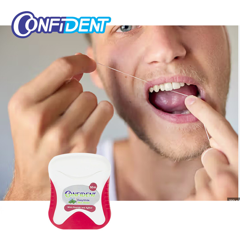 نخ دندان کانفیدنت مدل EASY GLIDE مجموعه 3 عددی