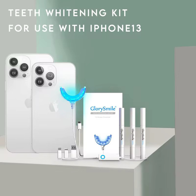 کیت بلیچینگ سفیدکننده دندان گلوری اسمایل مدل GS-001W به همراه قلم ژل سفید کننده بسته 4 عددی