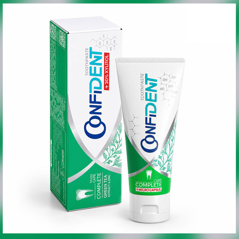 خمیر دندان محافظت از مینای دندان کانفیدنت مدل Complete Care03 حجم 70 میلی لیتر مجموعه 3 عددی
