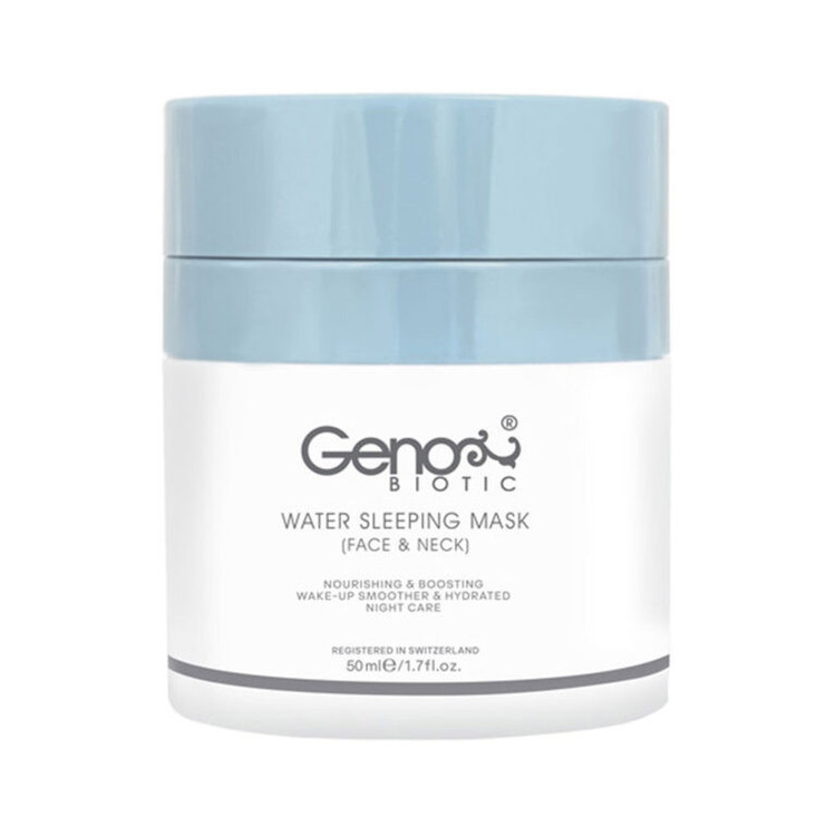 ماسک صورت ژنوبایوتیک مدل 01 حجم 50 میلیلیتر آبرسان، جوانکننده و ضد چروک مناسب انواع پوست با عصاره طبیعی برای خانمها و آقایان