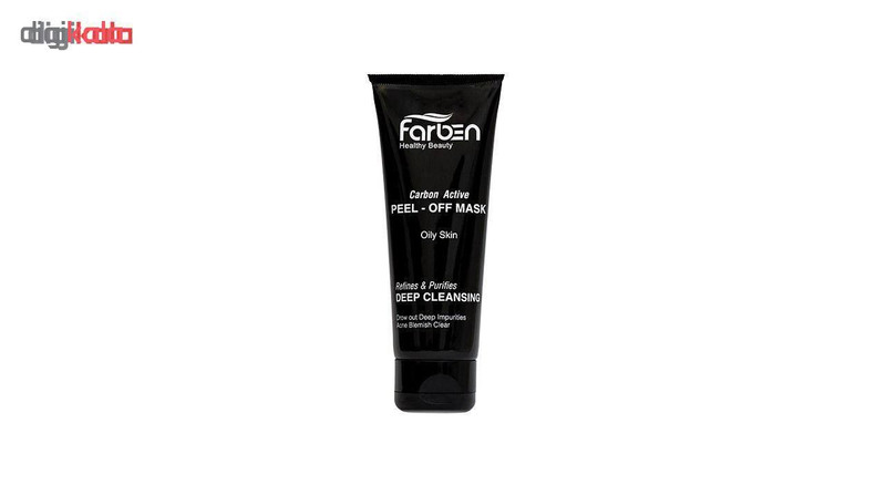 ماسک زغال فاربن مدل Peel-Off حجم 75 میلی لیتر بسته 2 عددی