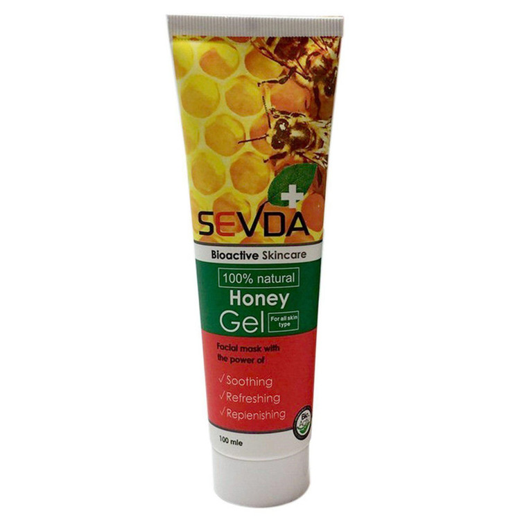 ماسک صورت عسل سودا مدل Peel Off حجم 100 میلیلیتر، حاوی ویتامین A، C و B5، مناسب انواع پوست، التیامبخش و شادابکننده