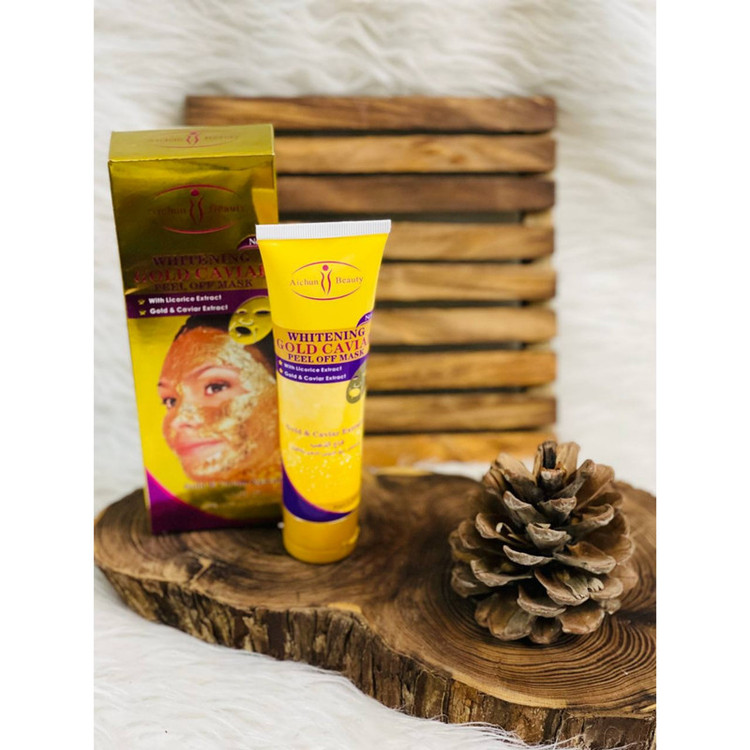 ماسک صورت ایچون بیوتی مدل gold caviar حجم 120 میلی لیتر