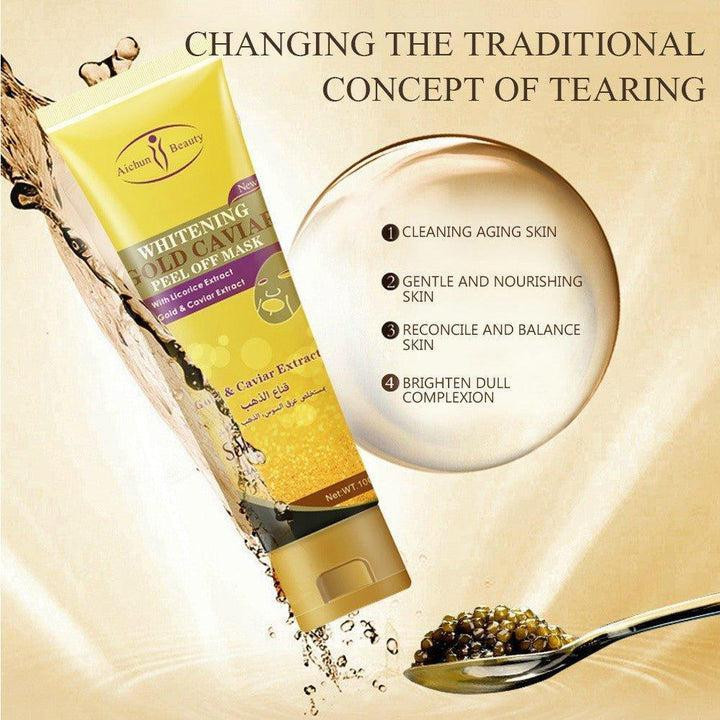 ماسک صورت ایچون بیوتی مدل gold caviar حجم 120 میلی لیتر