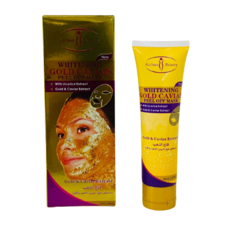 ماسک صورت ایچون بیوتی مدل gold caviar حجم 120 میلی لیتر