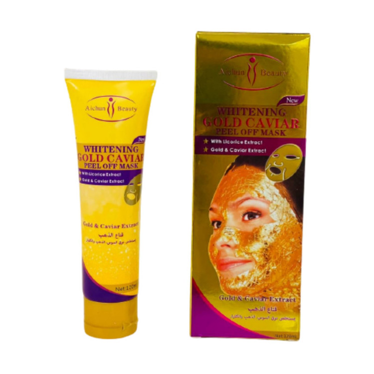 ماسک صورت ایچون بیوتی مدل gold caviar حجم 120 میلی لیتر