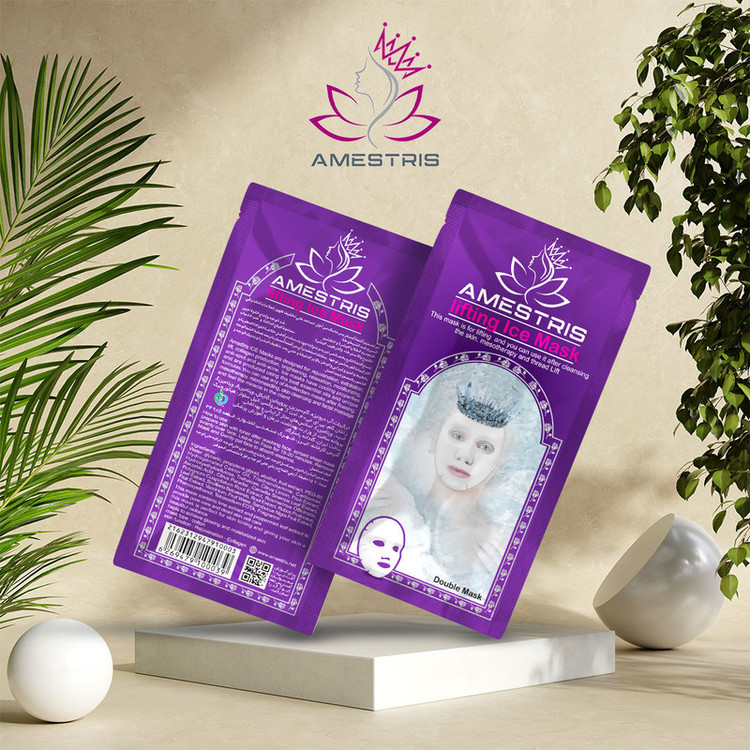 ماسک صورت آمستریس مدل Multi Action مجموعه 10 عددی نرمکننده، مرطوبکننده، ضد التهاب، کوچککننده منافذ باز، ضد چروک، ضد جوش، روشنکننده، لیفت و سفتکننده پوست، مناسب انواع پوست و بعد از میکرونیدلینگ و بوتاکس