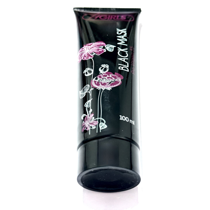 ماسک صورت 4گرلز مدل Black مناسب برای پوست چرب حجم 100 میلیلیتر