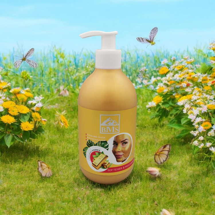 ماسک صورت بی ام اس مدل GOLDEN حجم 300 میلیلیتر مجموعه دو عددی