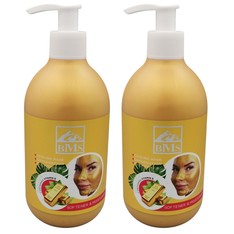 ماسک صورت بی ام اس مدل GOLDEN حجم 300 میلیلیتر مجموعه دو عددی