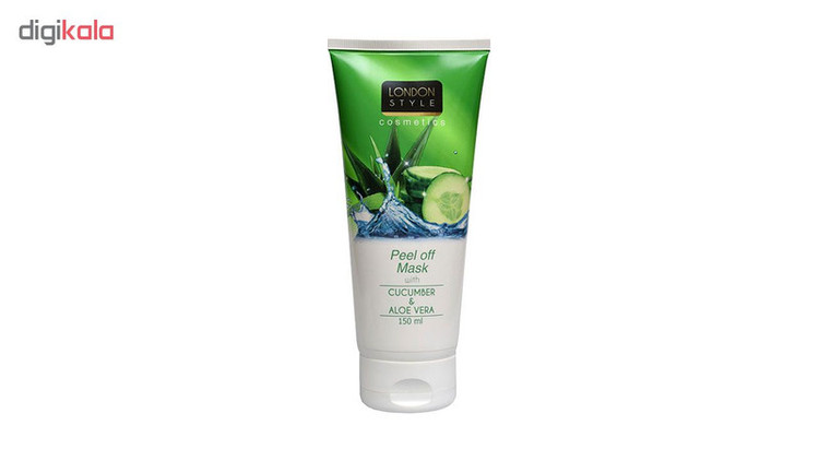 ماسک صورت لندن استایل مدل Cucumber & Aloe vera حجم 150 میلی لیتر