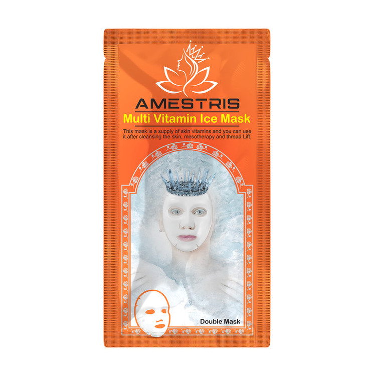 ماسک صورت آمستریس مدل مولتی ویتامین وزن 25 گرم بسته دو عددی
