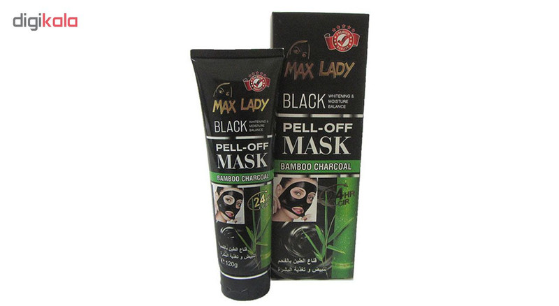 ماسک صورت مکس لیدی مدل Black Mask وزن 120 گرم