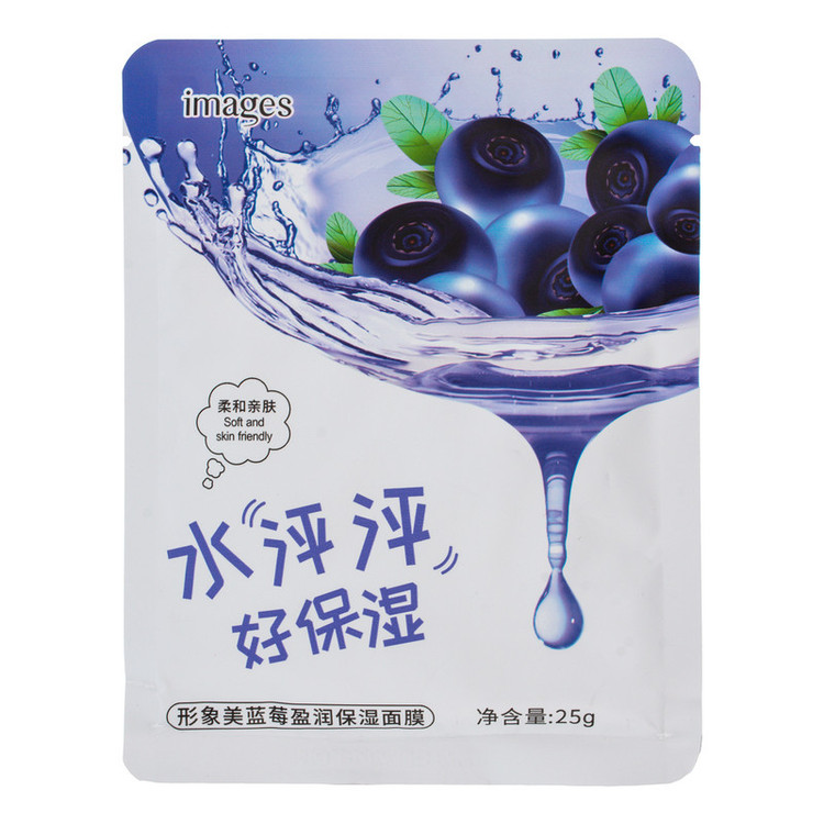 ماسک ورقهای صورت ایمجز مدل بلوبری حجم 25 میلیلیتر مناسب پوست چرب با خواص آبرسان، مرطوبکننده، کوچککننده منافذ باز، لایهبردار، درخشانکننده و کاهشدهنده چربی پوست