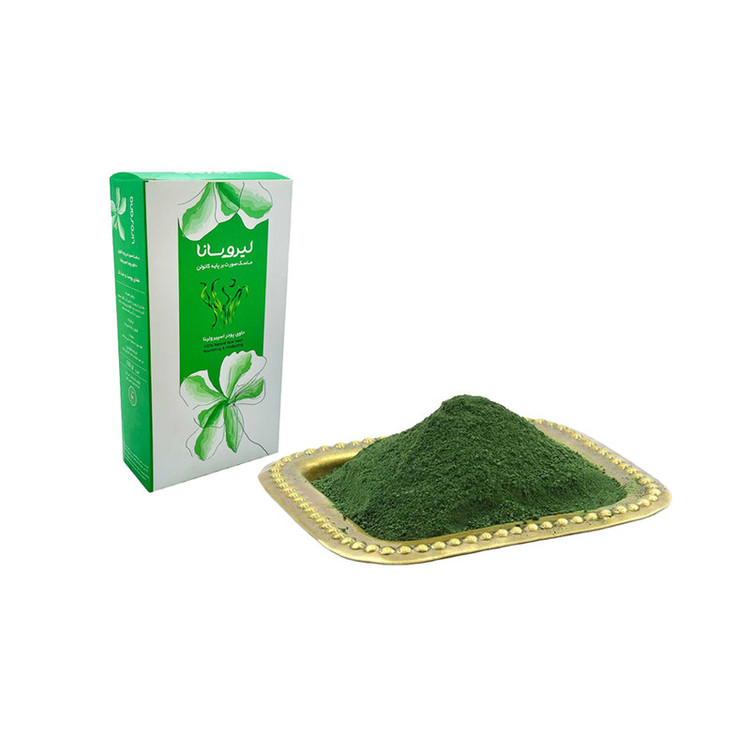 ماسک صورت لیروسانا مدل خاک رس اسپیرولینا وزن 100 گرم