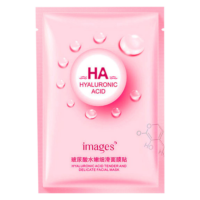 ماسک صورت آبرسان و کلاژن‌ساز ایمجز مدل HYALURONIC ACID حجم 25 میلی‌لیتر، رفع چین و چروک، کنترل چربی، درمان آکنه و لکه‌های پوستی، افزایش لطافت و استحکام پوست
