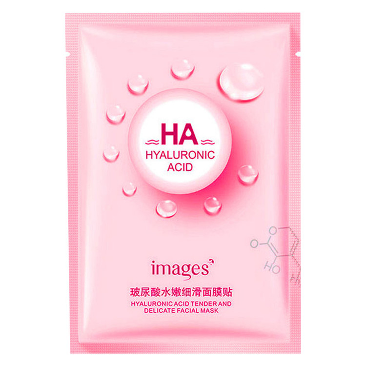 ماسک صورت آبرسان و کلاژنساز ایمجز مدل HYALURONIC ACID حجم 25 میلیلیتر، رفع چین و چروک، کنترل چربی، درمان آکنه و لکههای پوستی، افزایش لطافت و استحکام پوست
