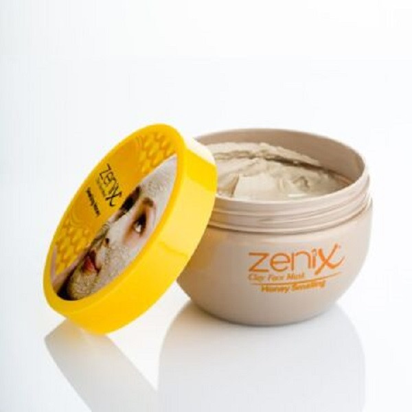 ماسک صورت زنیکس مدل Honey-Clay مناسب برای انواع پوست وزن 350 گرم