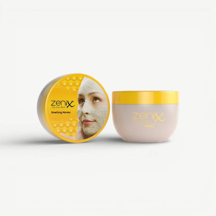 ماسک صورت زنیکس مدل Honey-Clay مناسب برای انواع پوست وزن 350 گرم