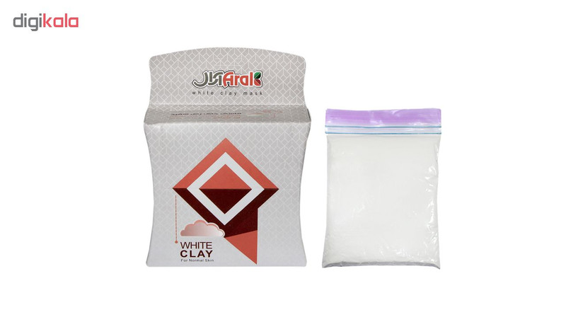 ماسک صورت آرال مدل white clay وزن 250 گرم
