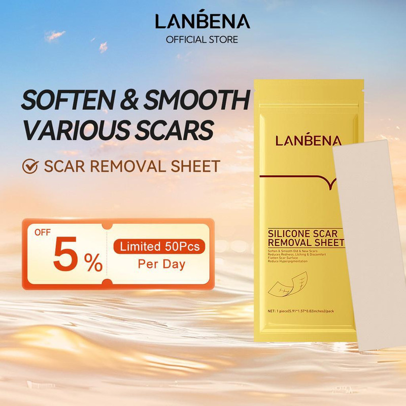 ماسک بدن لنبنا مدل silicone scar وزن 20 گرم