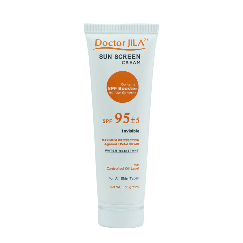کرم ضدآفتاب دکتر ژیلا مدل Invisible با SPF95، حجم 50میلیلیتر